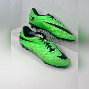 Nike Rare Hypervenom Phelon FG 599849 303 Green Black Soccer Cleats Sz9.5